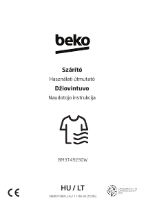 Használati útmutató BEKO BM3T49230W Szárító