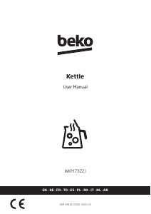Manual BEKO WKM 7322 I Fierbător