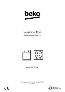 Bedienungsanleitung BEKO BBUE1732T0B Backofen