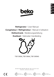 Handleiding BEKO TSE1286N Koelkast