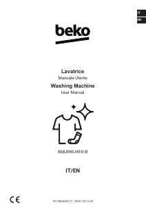 Manuale BEKO BMURWU4941B Lavatrice