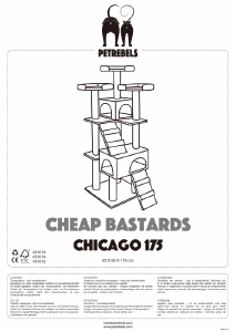 説明書 PetRebels Chicago 175 キャットツリー