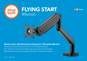 Bedienungsanleitung BlueBuilt BBMAG1UM Monitorhalterung