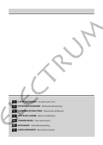 Manuale Electrum DHPR93008BLG Cappa da cucina