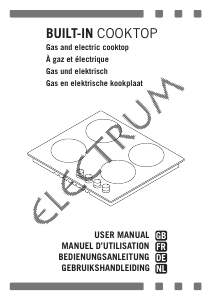 Mode d’emploi Electrum PS6041CS Table de cuisson