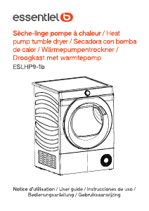 Handleiding Essentiel B ESLHP 9-1b Wasdroger