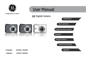 Manual GE A1255 Digital Camera
