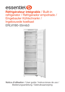 Manual Essentiel B ERLVI 180-55miB Fridge-Freezer