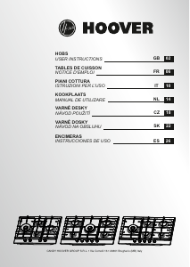 Handleiding Hoover HHG75WC5X Kookplaat