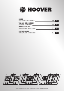 Mode d’emploi Hoover HVG7WL4WC5B Table de cuisson