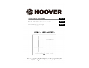Manual Hoover HTPS64MCTT/1 Hob
