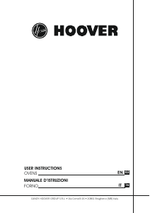 Manual Hoover HOC3U1178IN Oven