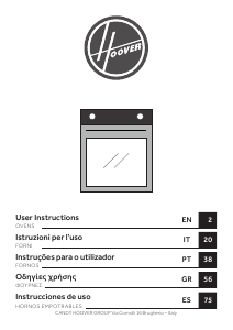 Manual Hoover HOC5B3448INWF Forno