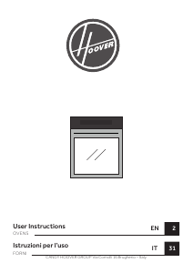 Manual Hoover HOC5B747INWF Oven