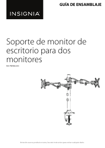 Manual de uso Insignia NS-PMM6230 Soporte de monitor