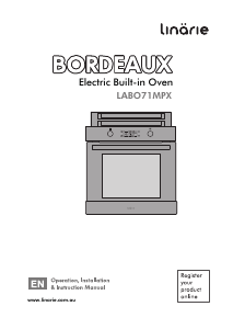 Manual Linärie LABO71MPX Bordeaux Oven