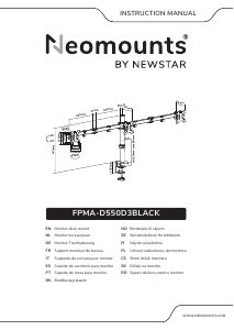 Manual de uso Neomounts FPMA-D550D3BLACK Soporte de monitor