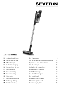 Manual Severin HV 7966 Aspirador