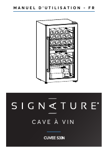 Mode d’emploi Signature S31N Cave à vin