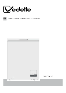 Manual Vedette VCC142D Freezer