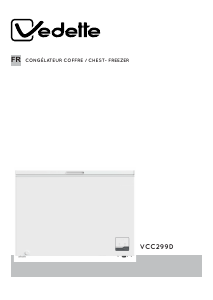 Manual Vedette VCC299D Freezer