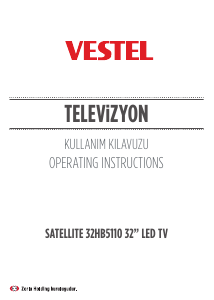 Kullanım kılavuzu Vestel 32HB5110 LED televizyon