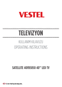 Kullanım kılavuzu Vestel 40FB5050 LED televizyon