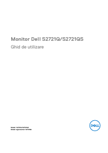 Manual Dell S2721QS Monitor LCD