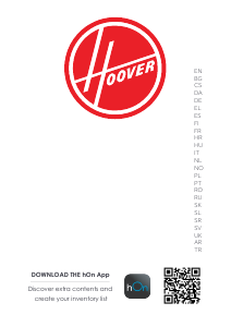 Kullanım kılavuzu Hoover HOBT7719EW Donduruculu buzdolabı