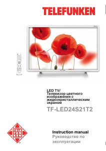 Manual Telefunken TF-LED24S21T2 LED Television