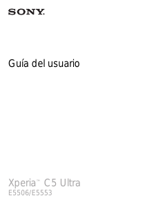 Manual de uso Sony Xperia C5 Ultra Teléfono móvil