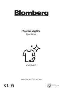 Handleiding Blomberg LWA18461 Wasmachine