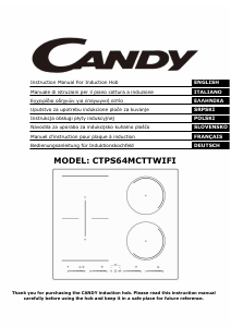 Bedienungsanleitung Candy CTPS64MCTTWIFI/1 Kochfeld
