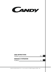Manuale Candy FCDINE896X WIFI Forno