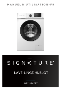 Mode d’emploi Signature SLF7140ATBV Lave-linge