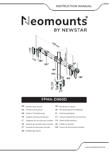 Manual de uso Neomounts FPMA-D960D Soporte de monitor