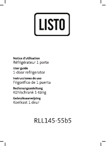 Bedienungsanleitung Listo RLL 145-55b5 Kühlschrank