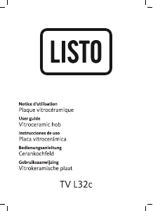 Manual de uso Listo TVL 32c Placa