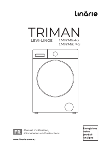 Mode d’emploi Linärie LMWM814G Triman Lave-linge