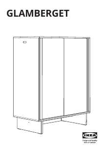 Kullanım kılavuzu IKEA GLAMBERGET Gardırop