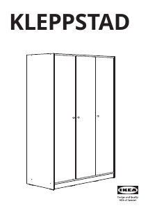 Manuál IKEA KLEPPSTAD (117x176) Šatní skříň