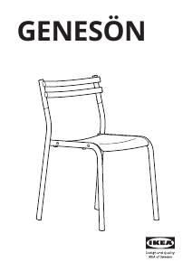 Panduan IKEA GENESÖN Kursi