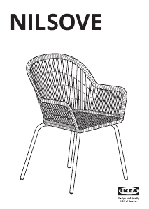 Käyttöohje IKEA NILSOVE Tuoli