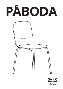 Прирачник IKEA PÅBODA Столица