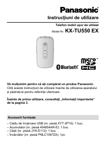 Manual Panasonic KX-TU550 Telefon mobil