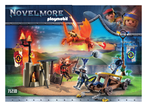 Bedienungsanleitung Playmobil set 71210 Novelmore Novelmore vs. Burnham Raiders - Turnierplatz