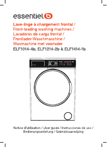 Manual de uso Essentiel B ELF 1014-4b Lavadora
