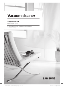 Manual Samsung VS20B75BGR1 Vacuum Cleaner