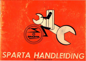 Handleiding Sparta Sport Brommer