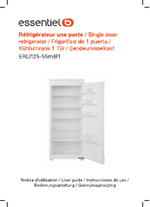 Bedienungsanleitung Essentiel B ERLI 125-55miB1 Kühlschrank